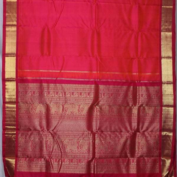 Sarangi Handwoven Kanjivaram Silk Saree -  070126654