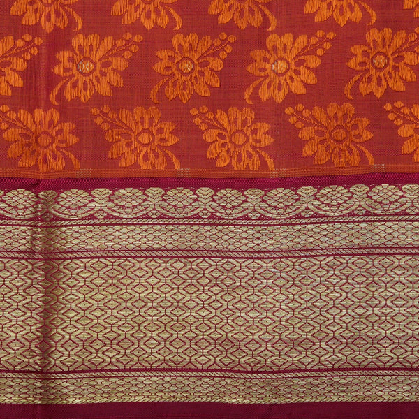 Sarangi Handwoven Kanjivaram Silk Saree -  390128473