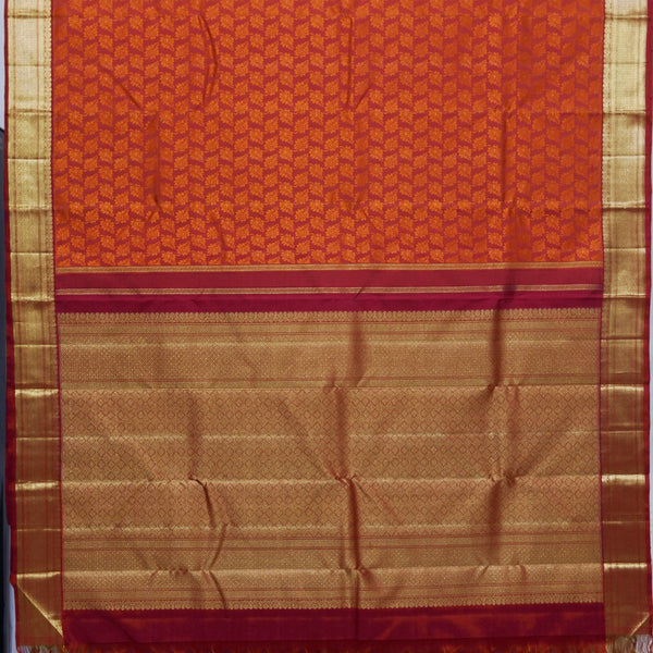 Sarangi Handwoven Kanjivaram Silk Saree -  390128473