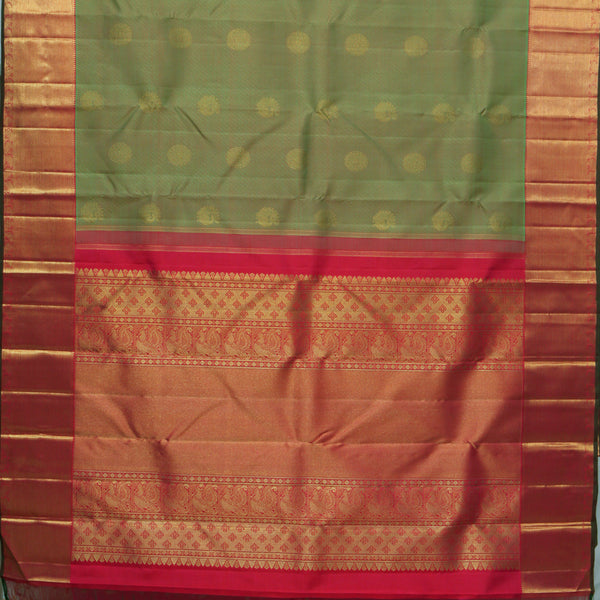 Sarangi Handwoven Kanjivaram Silk Saree -  640127530