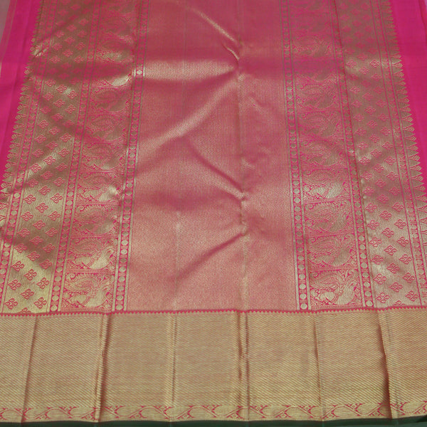 Sarangi Handwoven Kanjivaram Silk Saree -  640127530