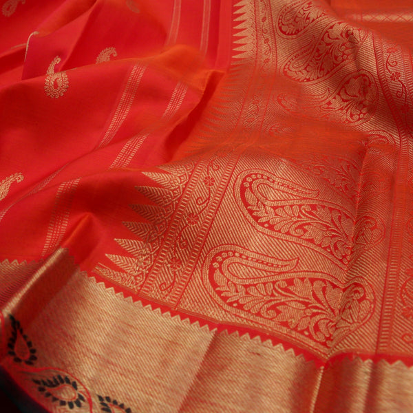 Sarangi Handwoven Kanjivaram Silk Saree -  640127857