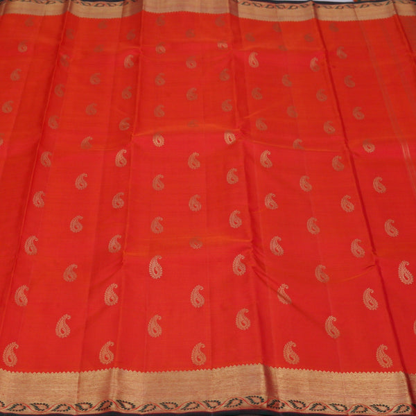 Sarangi Handwoven Kanjivaram Silk Saree -  640127857