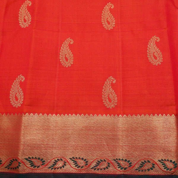 Sarangi Handwoven Kanjivaram Silk Saree -  640127857