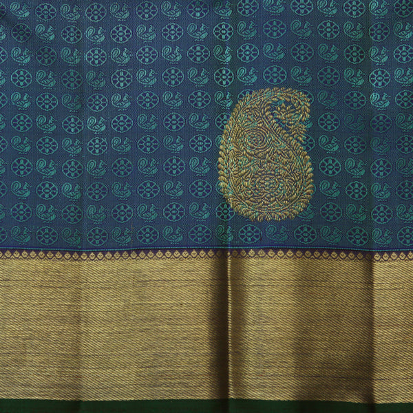 Sarangi Handwoven Kanjivaram Silk Saree -  640127999