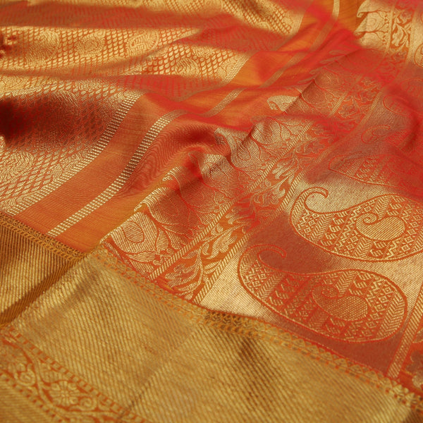 Sarangi Handwoven Kanjivaram Silk Saree -  650126763