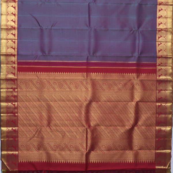 Sarangi Handwoven Kanjivaram Silk Saree -  760127981