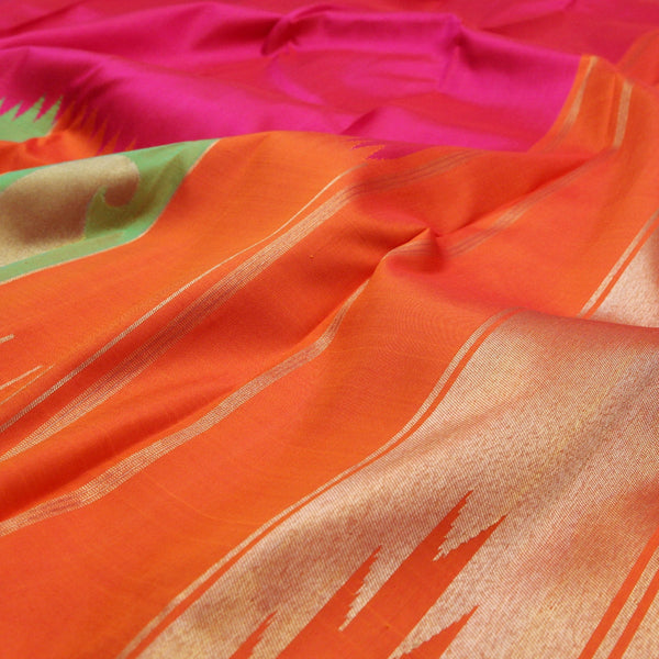 Sarangi Handwoven Kanjivaram Silk Saree -  870128472
