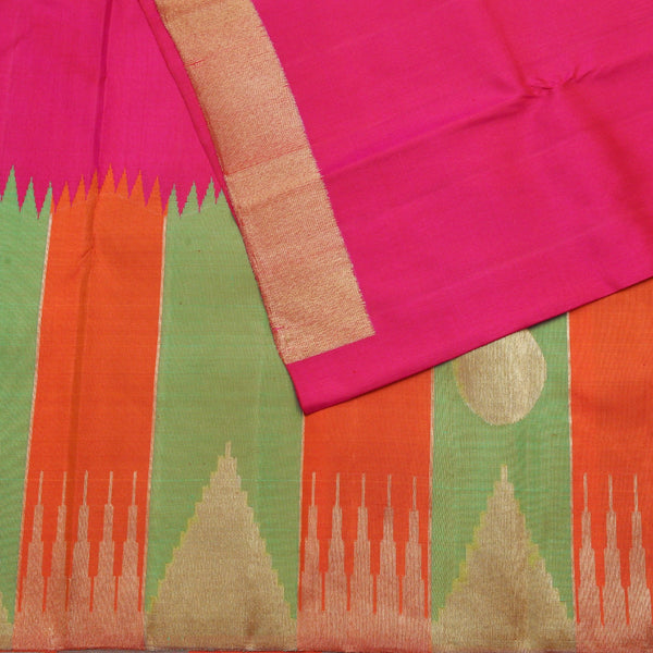 Sarangi Handwoven Kanjivaram Silk Saree -  870128472