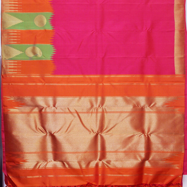 Sarangi Handwoven Kanjivaram Silk Saree -  870128472
