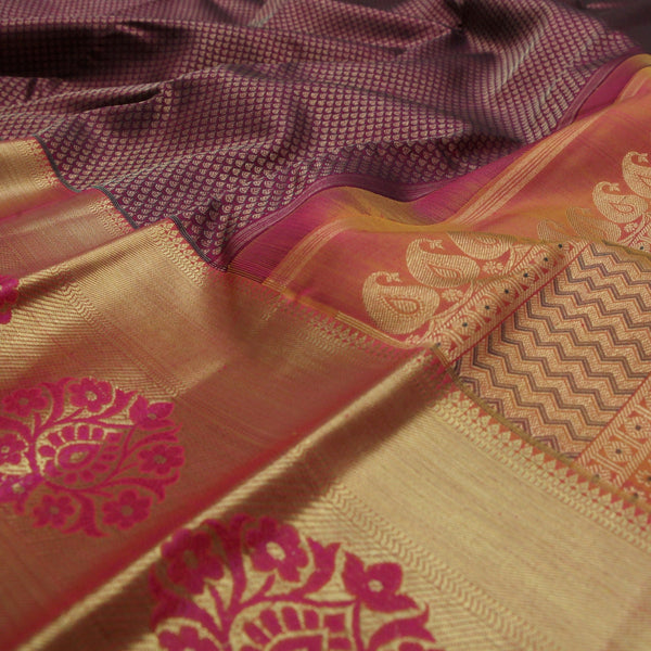Sarangi Handwoven Kanjivaram Silk Saree -  930128433