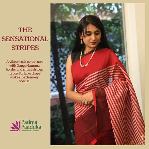 HANDWOVEN SILK COTTON SARI